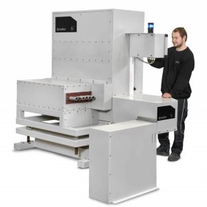 Induction heating system for wire and cable